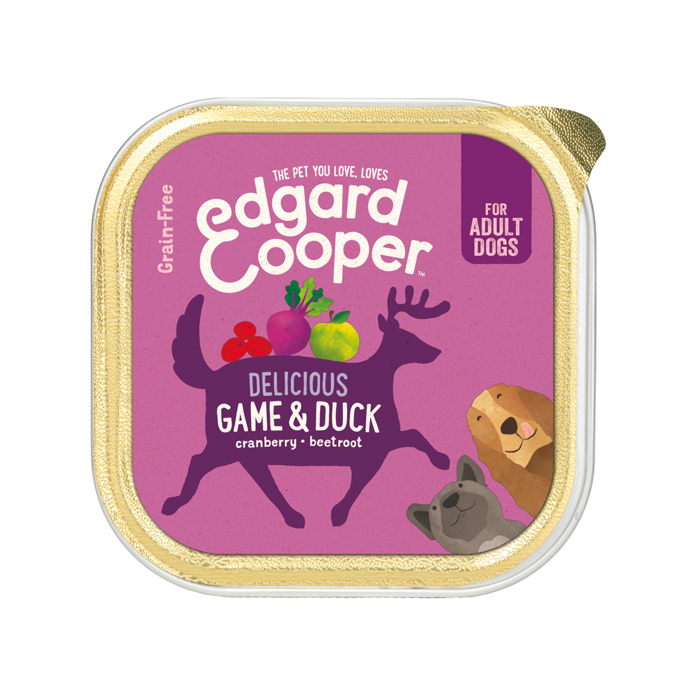 Edgard & Cooper Adult Hundefutter - Schälchen - Wild & Ente - 11 x 150 g Edgard & Cooper Adult Hundefutter - Schälchen - Wild & Ente - 11 x 150 g von Edgard & Cooper