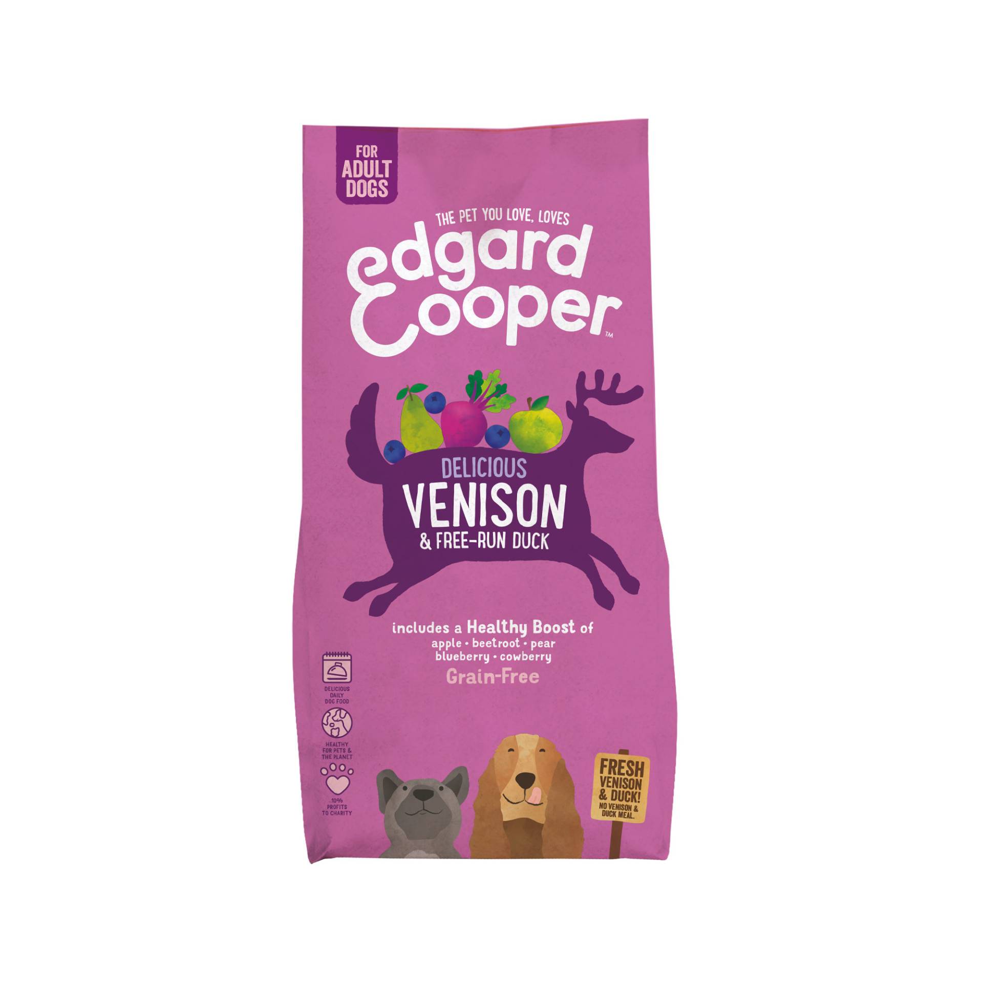 Edgard & Cooper Adult Hundefutter - Wild & Ente - 2,5 kg von Edgard & Cooper
