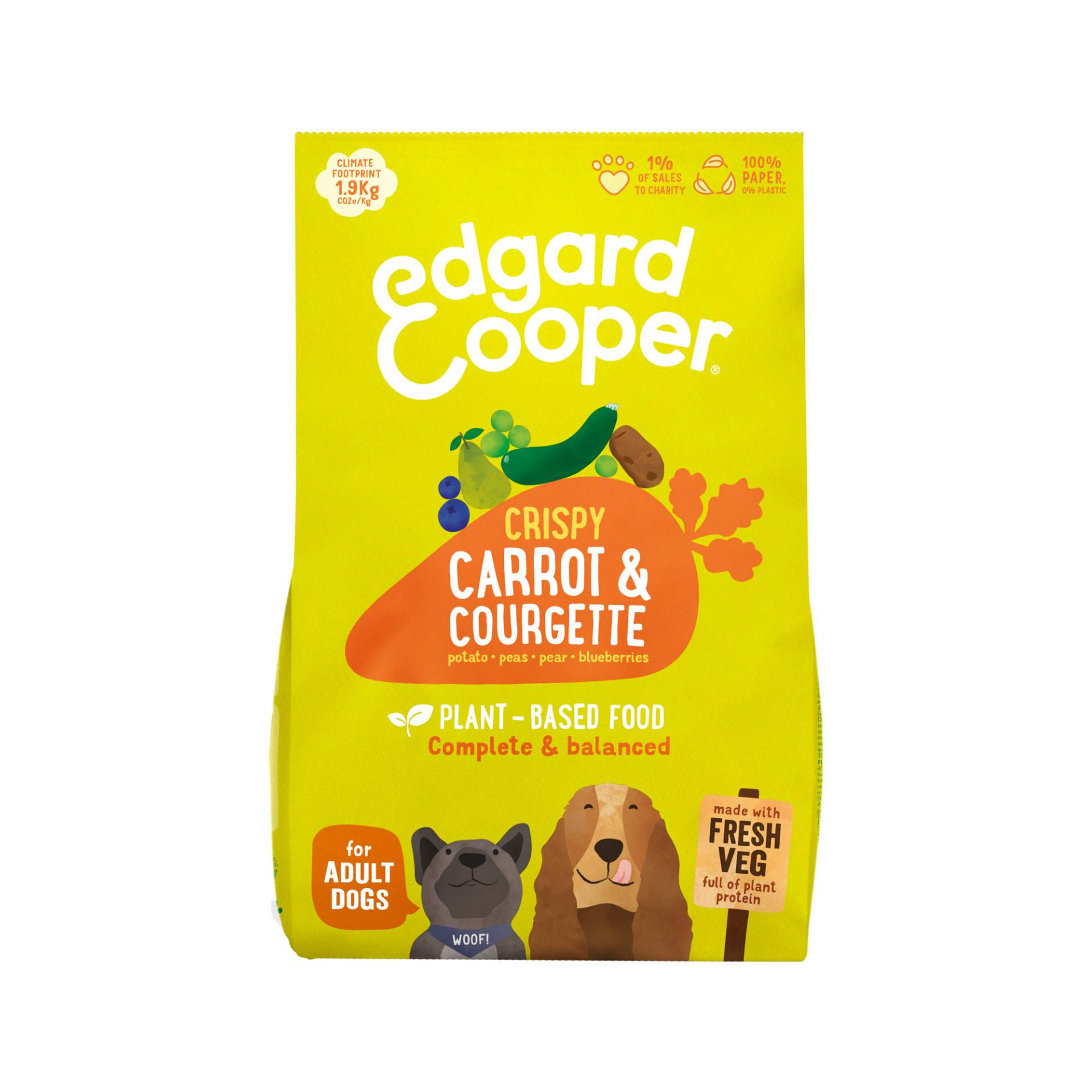 Edgard & Cooper - Adult Plant Based - Kürbis & Zucchini - 1 kg von Edgard & Cooper