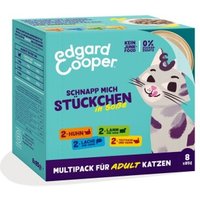 Edgard & Cooper Adult Stückchen in Soße Multipack 8x85g von Edgard & Cooper