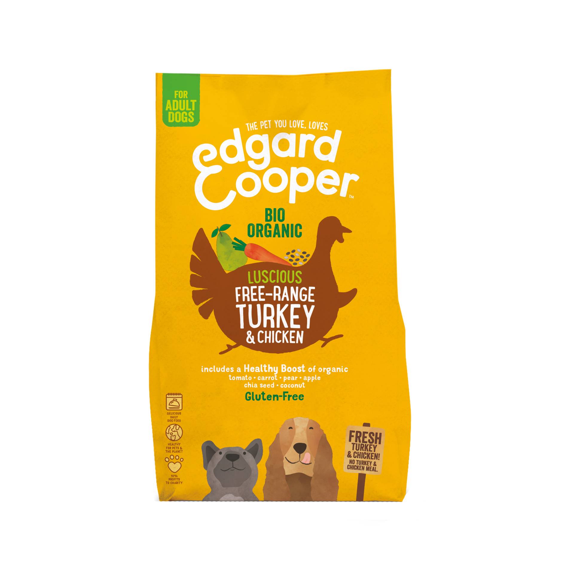 Edgard & Cooper Bio Adult - Truthahn & Huhn - 700 g von Edgard & Cooper