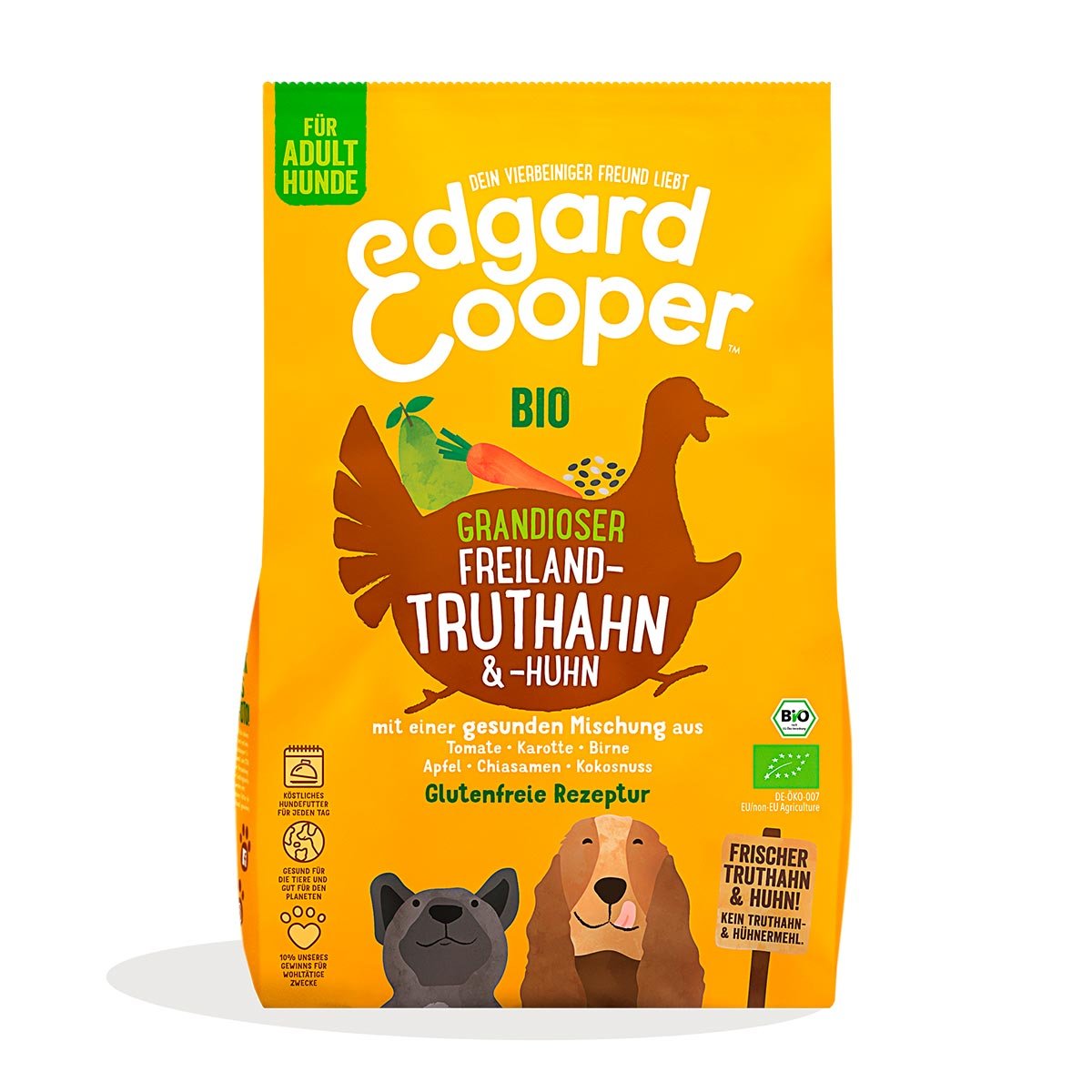 Edgard & Cooper Bio Truthahn & Bio Huhn 2,5kg von Edgard & Cooper