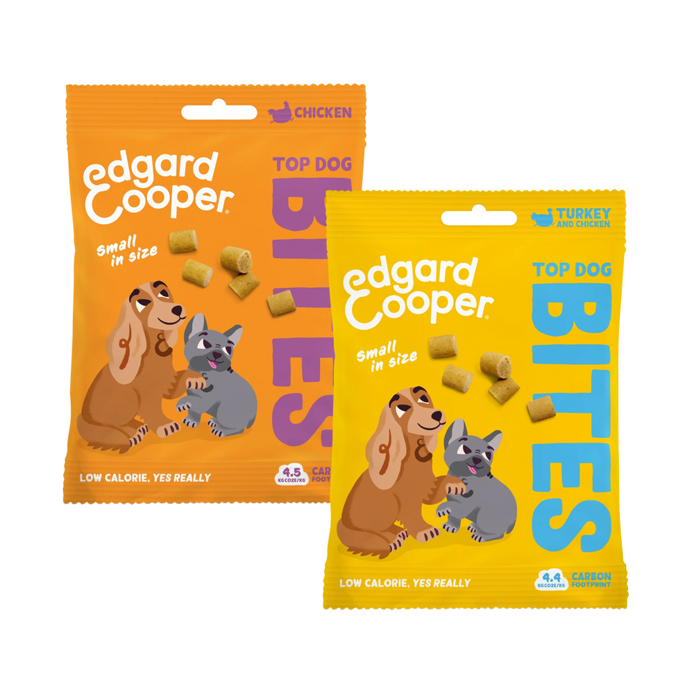 Edgard & Cooper Bites - Pute & Huhn - Small - 50 g von Edgard & Cooper