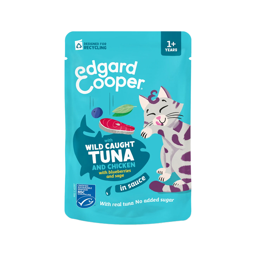 Edgard & Cooper Cat Adult - Thunfisch & Huhn - 12 x 85 g von Edgard & Cooper
