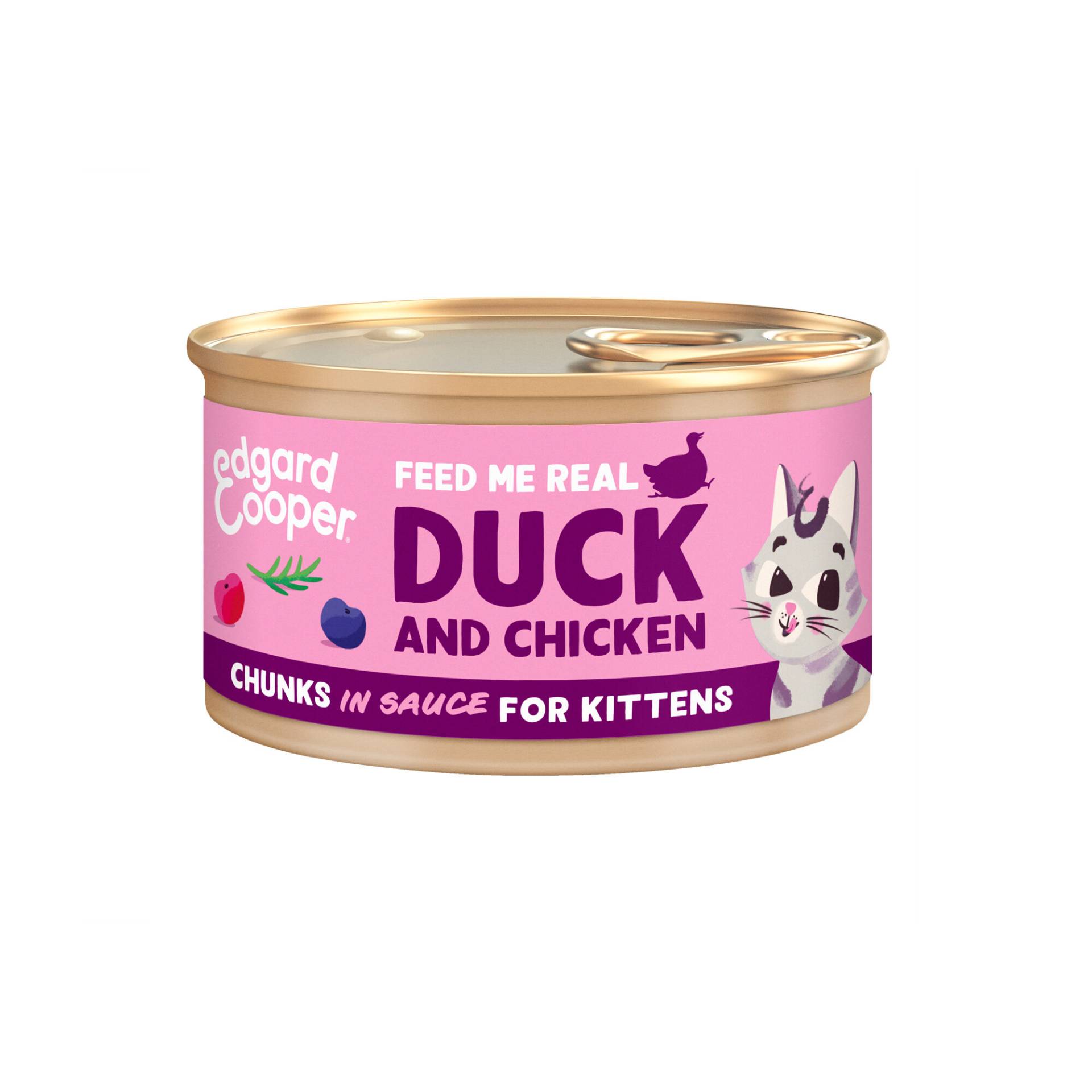 Edgard & Cooper - Cod and Chicken chunks - Kitten - 18 x 85 g von Edgard & Cooper