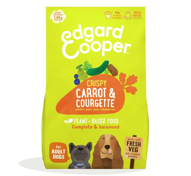 Edgard&Cooper Crispy Karotte und Zucchini Hundetrockenfutter 2,5 Kilogramm