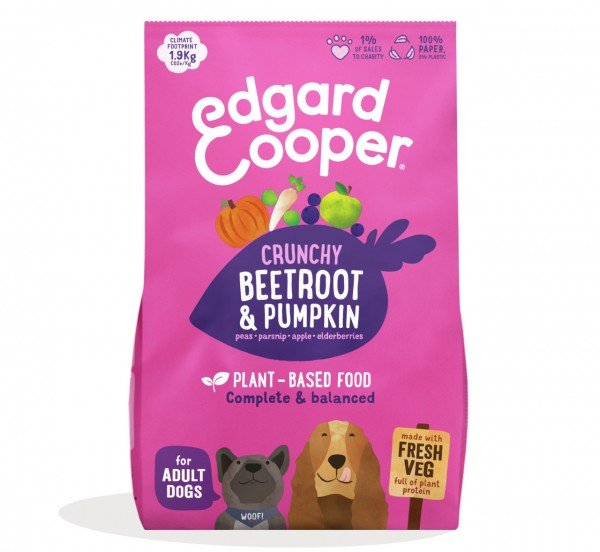 Edgard&Cooper Crunchy Rote Bete und Kürbis 7 Kilogramm Hundetrockenfutter von Edgard & Cooper
