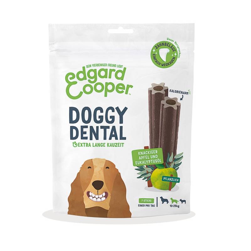 Edgard & Cooper Doggy Dental Apfel/Eukalyptus M 4x160g von Edgard & Cooper