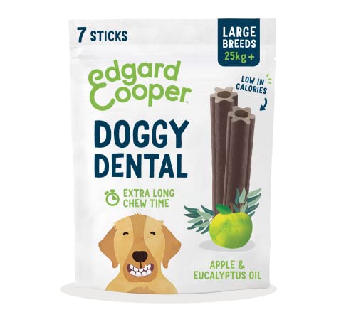 Edgard & Cooper Doggy Dental - Apple & Eucalyptus - Large - 7 Sticks von Edgard Cooper