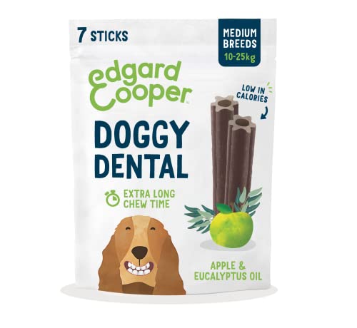 Edgard & Cooper Doggy Dental - Apple & Eucalyptus - Medium - 7 Sticks von Edgard & Cooper