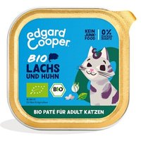 Edgard & Cooper Edgard&Cooper Nassfutter Katze Adult Paté Bio Lachs und Huhn 16x85 g von Edgard & Cooper