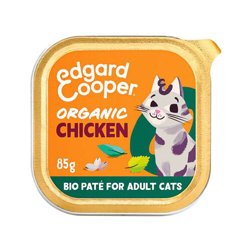 Edgard & Cooper Erwachsene Katze - Bio-Huhn - Pastete - 16 x 85 g von Edgard & Cooper