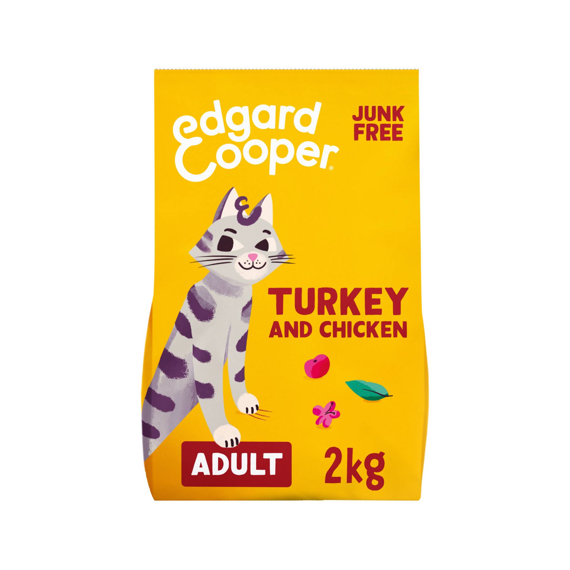 Edgard & Cooper Erwachsene Katze -Truthahn, huhn aus Freilandhaltung - 2 kg von Edgard & Cooper