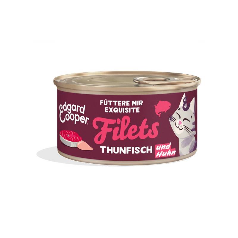 Edgard & Cooper Filets Frischer Thunfisch & Freilaufhuhn 6x70g von Edgard & Cooper