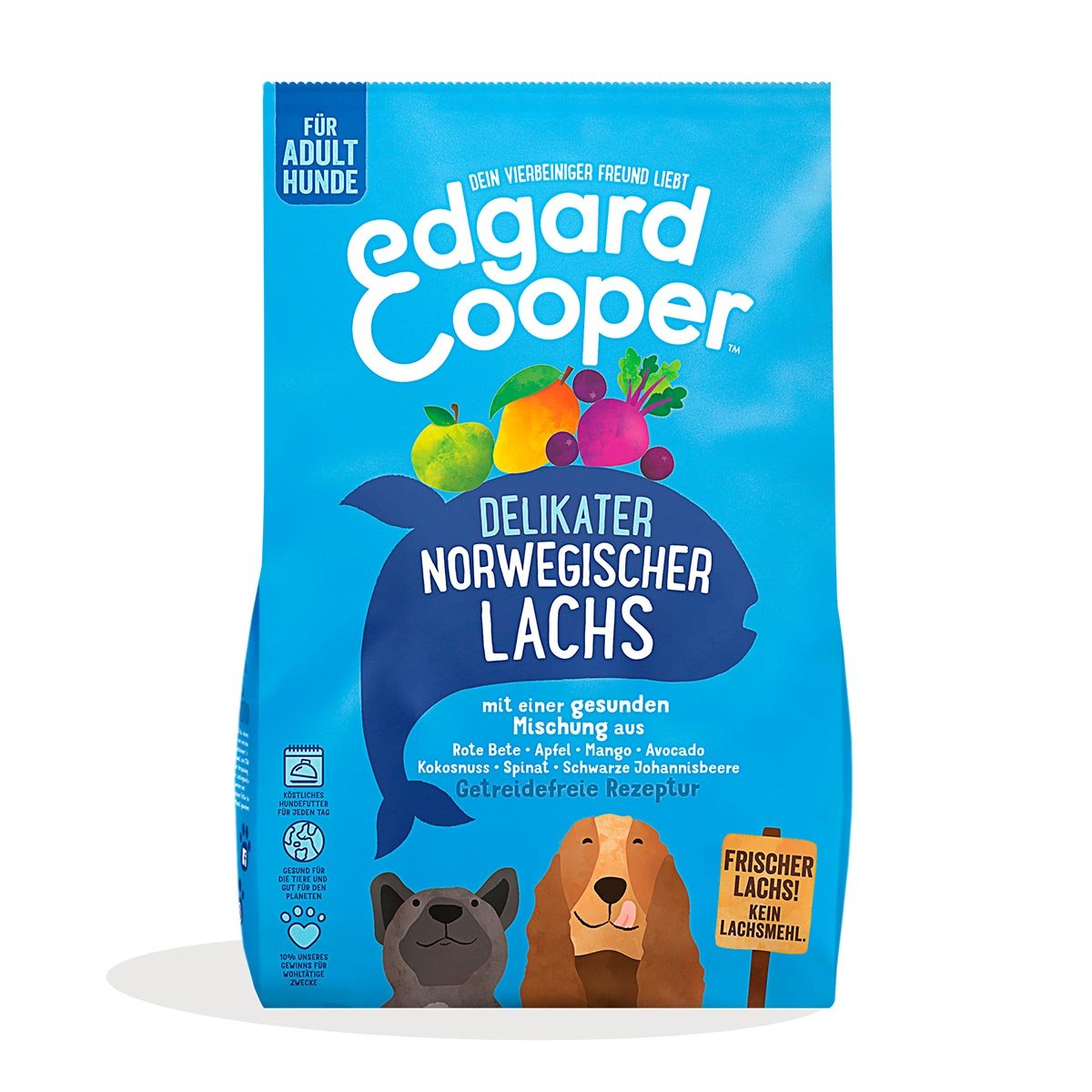 Edgard & Cooper Frischer norwegischer Lachs 2x12kg von Edgard & Cooper