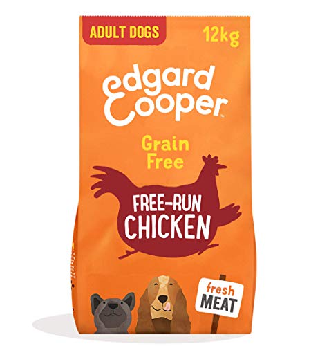 Edgard & Cooper Frisches Freilandhuhn-Trockenfutter für ausgewachsene Hunde, getreidefrei, voll mit frischem Fleisch von Edgard Cooper