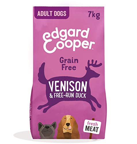 Edgard & Cooper Frisches Trockenfutter für ausgewachsene Hunde (7 kg, Hirsch) von Edgard Cooper
