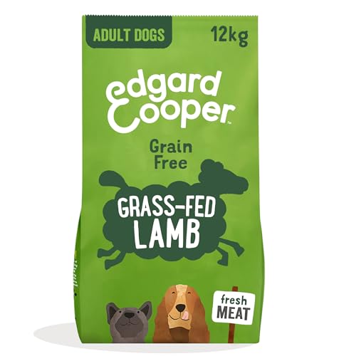 Edgard & Cooper Frisches grasgefüttertes Lamm - Getreidefrei trockenfutter fur Erwachsene Hunde (12 kg) von Edgard Cooper