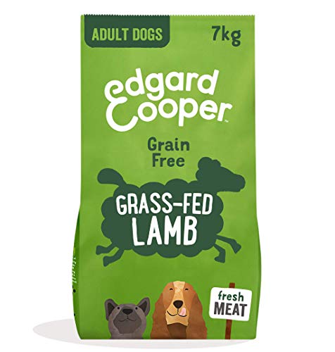 Edgard & Cooper Frisches grasgefüttertes Lamm - Getreidefrei trockenfutter fur Erwachsene Hunde (7 kg) von Edgard & Cooper