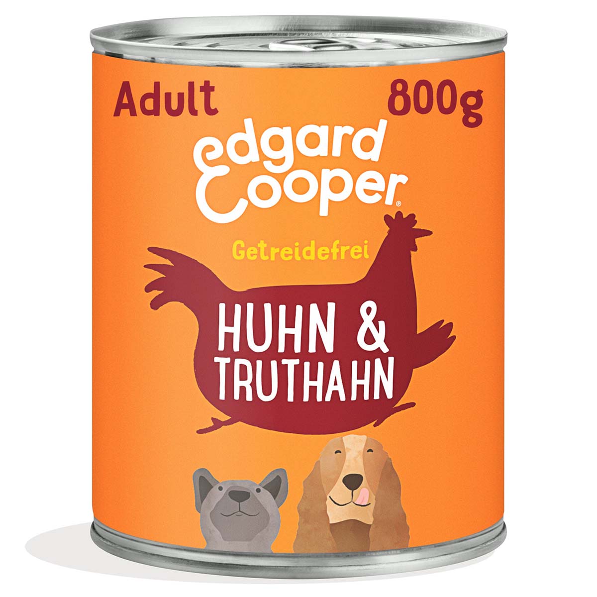 Edgard & Cooper Huhn & Truthahn mit Apfel 6x800g von Edgard & Cooper