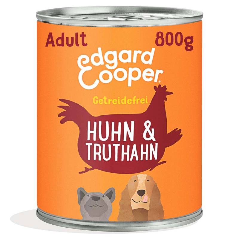 Edgard & Cooper Huhn & Truthahn mit Apfel 6x800g von Edgard & Cooper