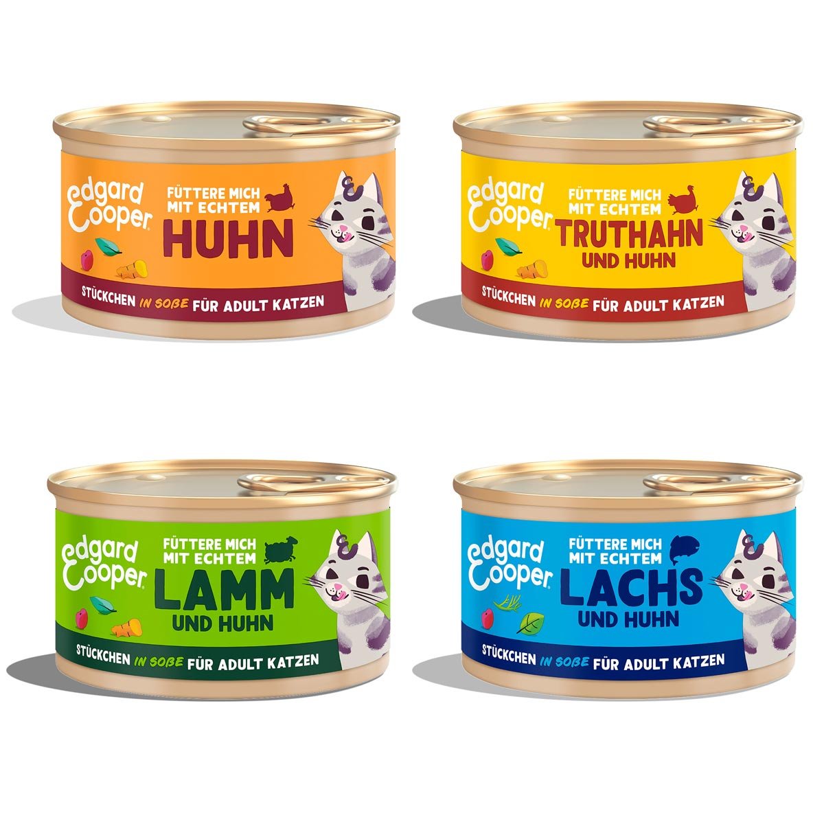 Edgard & Cooper Katze Stückchen in Soße Adult Multipack 8x85g Edgard & Cooper Katze Stückchen in Soße Adult Multipack 8x85g von Edgard & Cooper