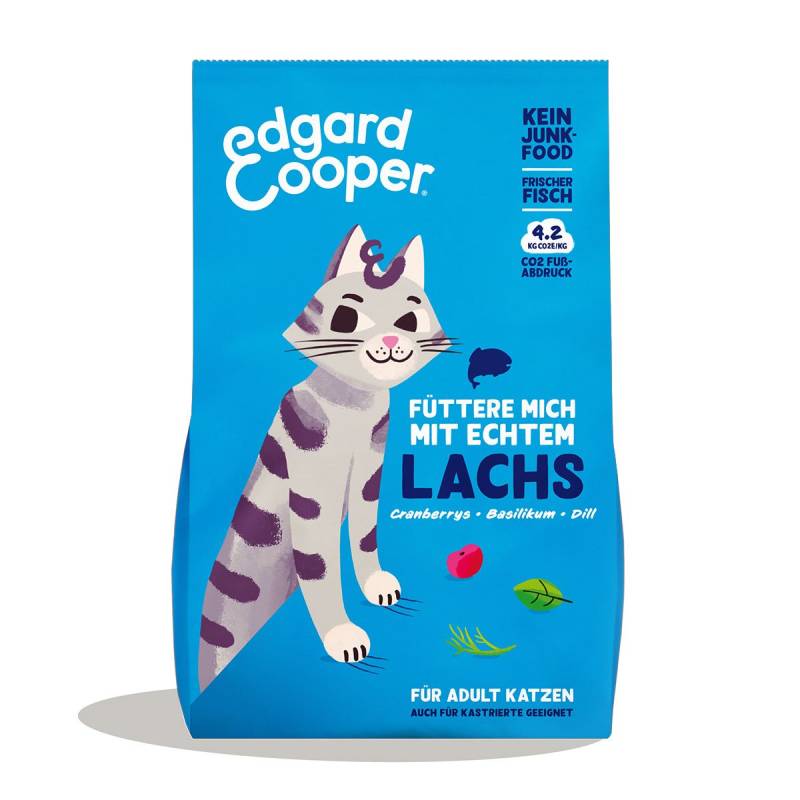 Edgard & Cooper Katze Trockenfutter Adult Atlantik-Lachs 2kg von Edgard & Cooper