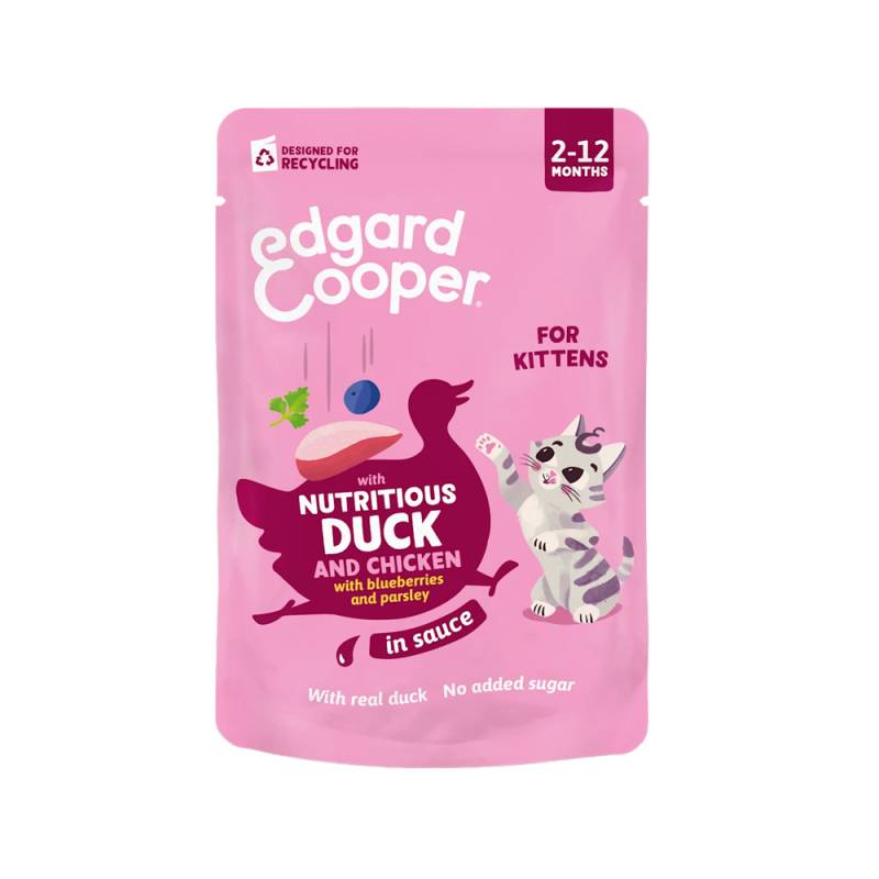 Edgard & Cooper Kitten - Ente & Huhn in Sauce - 12 x 85 g Edgard & Cooper Kitten - Ente & Huhn in Sauce - 12 x 85 g von Edgard & Cooper