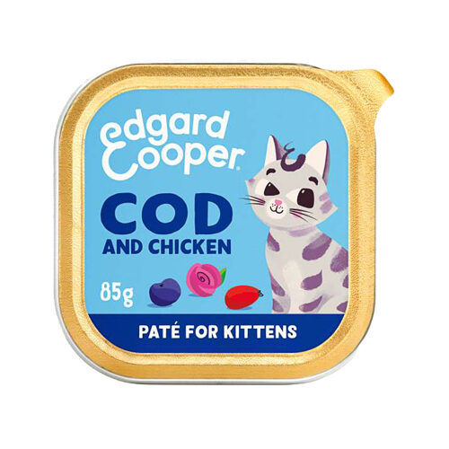 Edgard & Cooper Kitten - MSC Kabeljau und Huhn - Pastete - 16 x 85 g von Edgard & Cooper