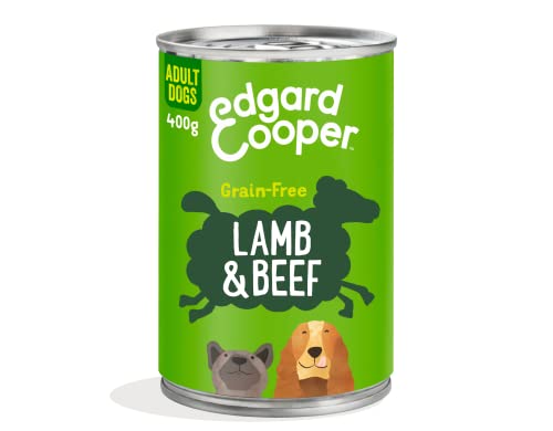 Edgard & Cooper Lamb & Beef Cibo umido Grain-Free per Cane da 400 gr Con Agnello e Manzo von Edgard Cooper