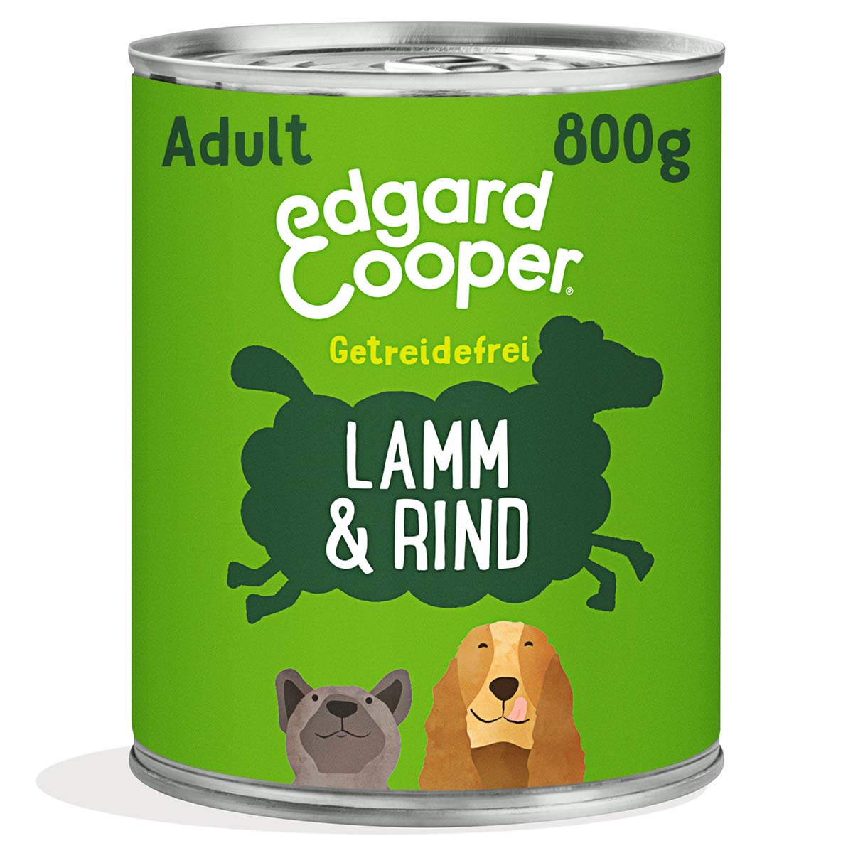 Edgard & Cooper Lamm & Rind mit Apfel 6x800g von Edgard & Cooper