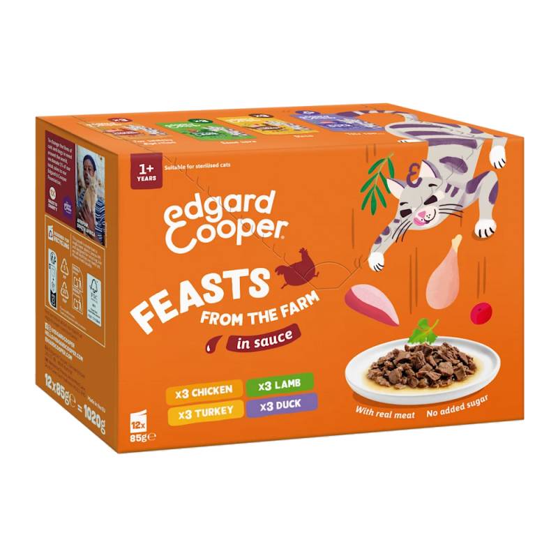 Edgard & Cooper Multipack - Catch of the Day in Sauce - 12 x 85 g von Edgard & Cooper