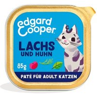 Edgard & Cooper Nassfutter Katze Adult Paté Lachs und Huhn 32x85 g von Edgard & Cooper