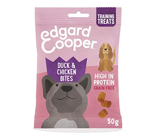 Edgard & Cooper Natürliche Hundeleckerlis – Multipack 15 x 50 g – getreidefrei, proteinreich, gesunde und leckere Belohnung (Ente und Huhn) von Edgard & Cooper
