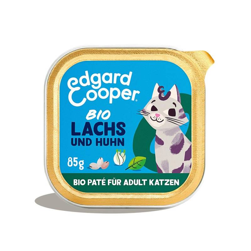 Edgard & Cooper Paté Bio-Lachs und Bio-Huhn 8x85g von Edgard & Cooper