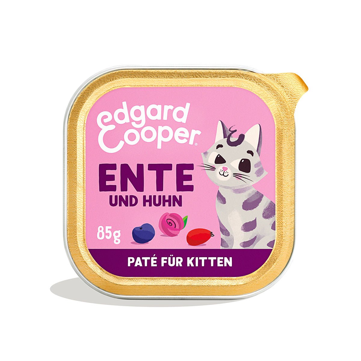 Edgard & Cooper Paté Kitten Freilaufente & Freilaufhuhn 16x85g von Edgard & Cooper