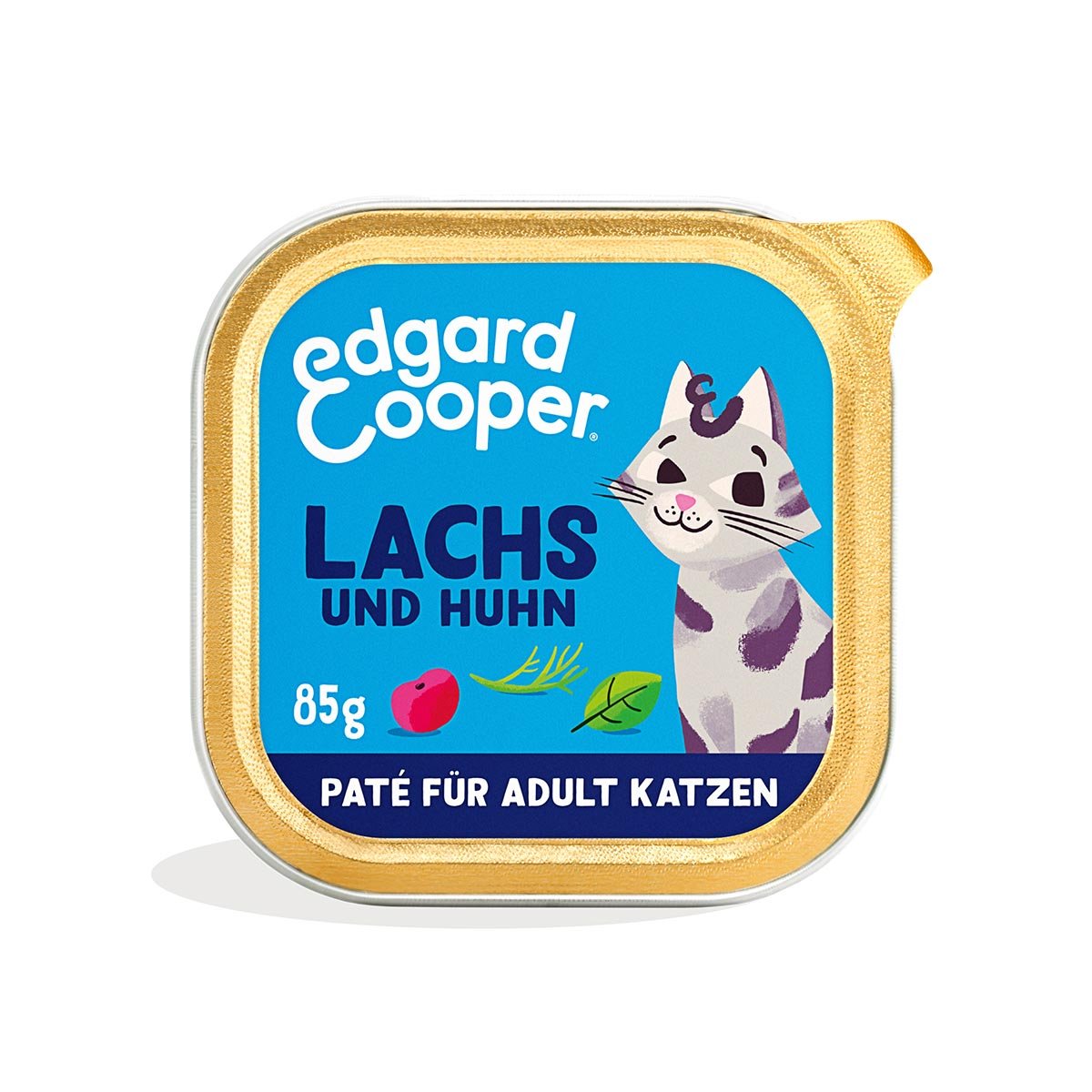 Edgard & Cooper Paté MSC-Lachs und Freilaufhuhn 8x85g Edgard & Cooper Paté MSC-Lachs und Freilaufhuhn 8x85g von Edgard & Cooper
