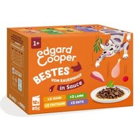Edgard & Cooper Fleischhäppchen in Soße im Multipack, 12 x 85 g von Edgard & Cooper