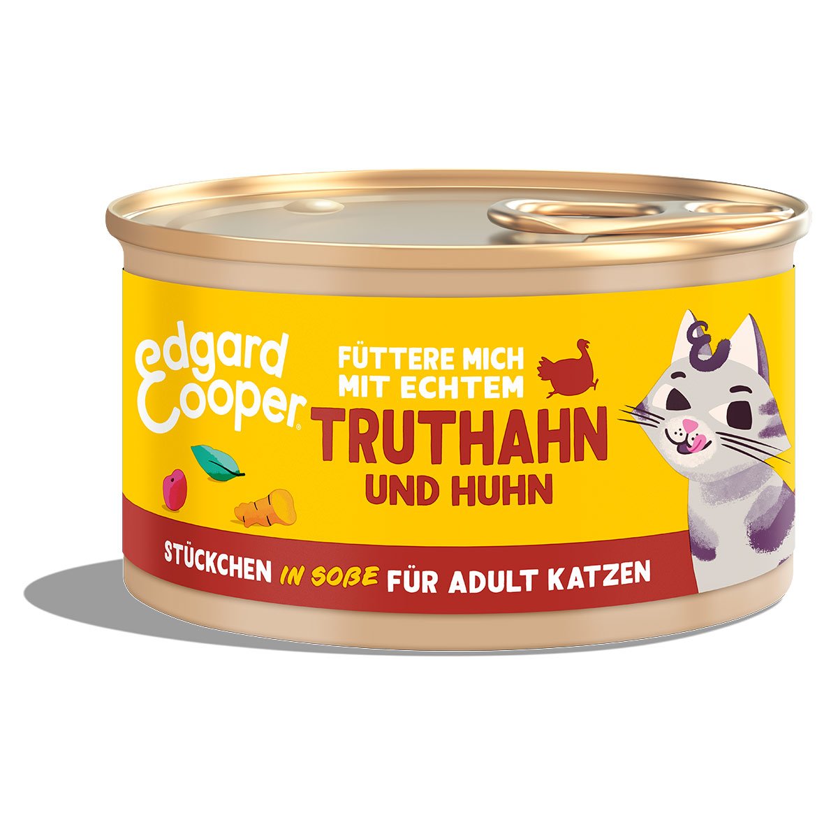 Edgard & Cooper Stückchen in Soße Truthahn und Huhn 18x85g von Edgard & Cooper