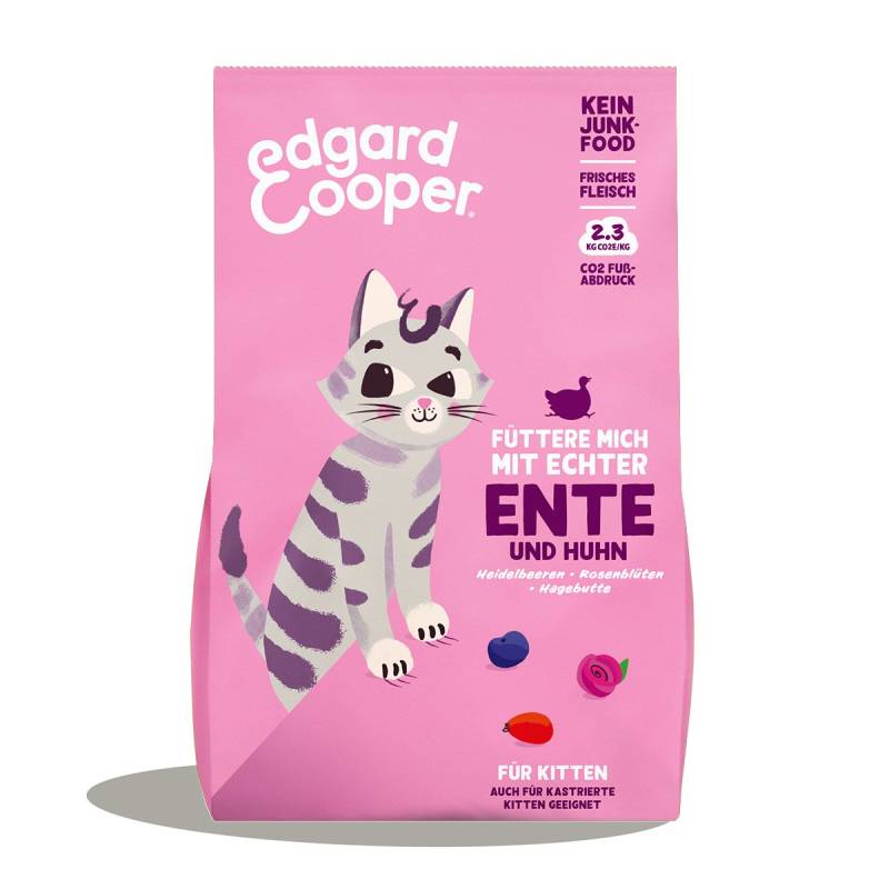 Edgard & Cooper Trockenfutter Kitten Ente und Huhn 2kg von Edgard & Cooper