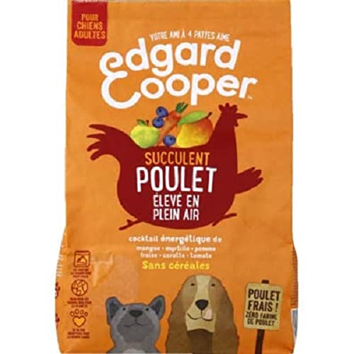 Edgard & Cooper Trockenfutter für Erwachsene, ohne Getreide oder Getreide wie frisches Huhn, 1 kg von Edgard & Cooper