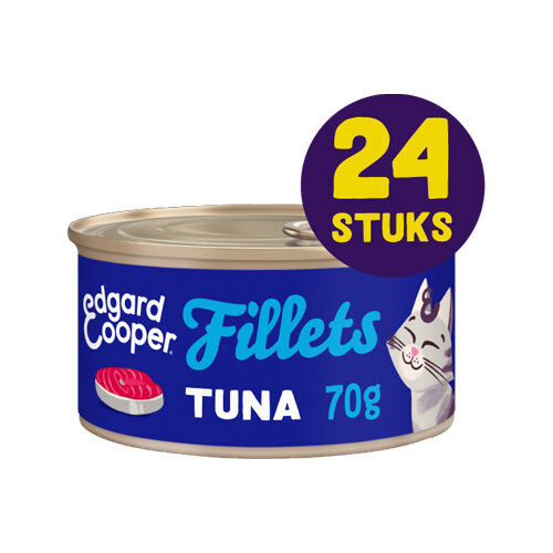Edgard & Cooper - Wild Caught Pacific Tuna Fillets - 24 x 70 g von Edgard & Cooper