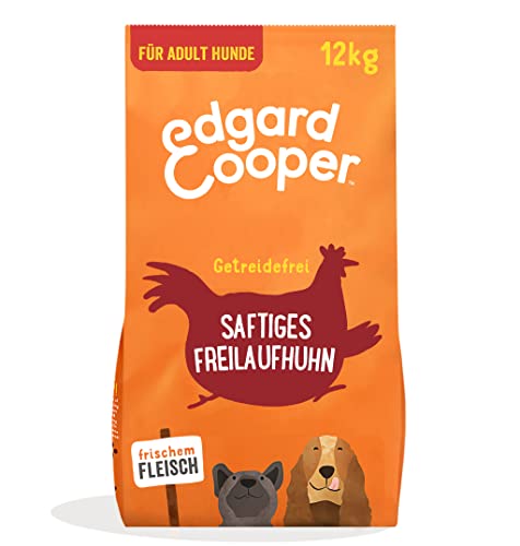 Edgard & Cooper Hundefutter Trocken Getreidefrei Hund Erwachsene Adult Natürliche 12kg Huhn mit viel frischem Fleisch, Schmackhafte und ausgewogene nahrung von Edgard Cooper