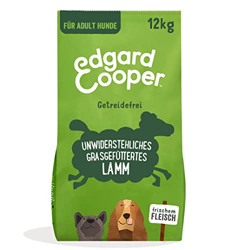 Edgard & Cooper Hundefutter Trocken Getreidefrei Hypoallergenes Hundefutter Hund Erwachsene Adult Natürliche 12kg Lamm mit viel frisches Fleisch, Schmackhafte und ausgewogene nahrung, Mono-Protein… von Edgard Cooper