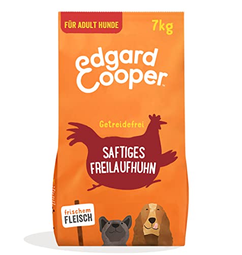Edgard & Cooper Hundefutter Trocken Getreidefrei Hund Erwachsene Adult Natürliche 7kg Huhn mit viel frischem Fleisch, Schmackhafte und ausgewogene nahrung von Edgard Cooper