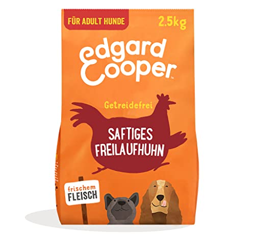 Edgard & Cooper Hundefutter Trocken Getreidefrei Hund Erwachsene Adult Natürliche 2.5kg Huhn mit viel frischem Fleisch, Schmackhafte und ausgewogene nahrung von Edgard Cooper