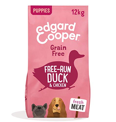 Edgard & Cooper natürliches Premium Trockenfutter für Adult Hunde - getreidefrei und proteinreich (Welpe - Ente & Huhn, 12kg) von Edgard & Cooper
