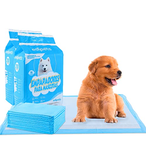 Edipets, Welpen Unterlagen, Welpentoilette, 45x60, Saugfähige Trainingsunterlagen, Einweg Toilettenmatte für Welpen, Puppy Training Pads (40 Stück) von Edipets