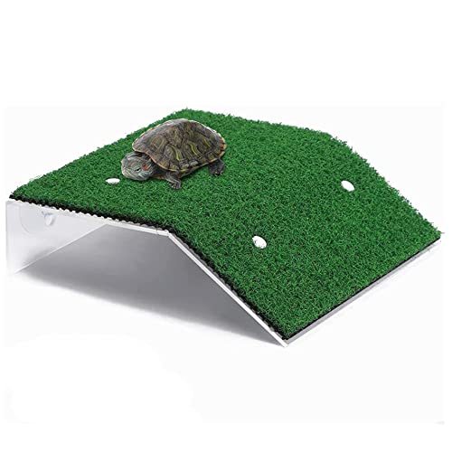 EdirFtra Schildkröte Sonnenbadplattform, Reptilienruhe Plattform schwimmende Schildkrötenruhe Plattform, mit Saugnapf Schildkrötenleiter, geeignet für Reptilienfrosch Wasserschildkröte. von EdirFtra