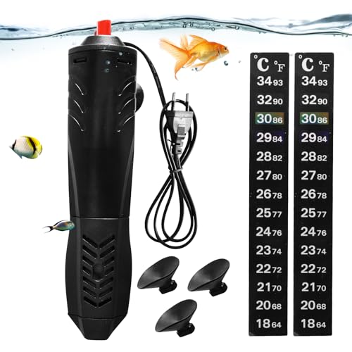 Editbar 300W 150L Aquarium Heizung – Temperatur Einsatellbar Heizstab mit Saugnäpfen & ABS Schutzhülle für Aquarien & Fischtanks, PTC Heizer mit Thermostat, Automatische Temperaturkontrolle 18–34°C Editbar 300W 150L Aquarium Heizung – Temperatur Einsatellbar Heizstab mit Saugnäpfen & ABS Schutzhülle für Aquarien & Fischtanks, PTC Heizer mit Thermostat, Automatische Temperaturkontrolle 18–34°C von Editbar